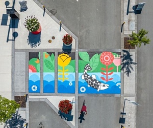 Цветной тротуар для функциональности и изюминки